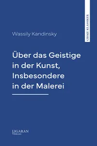 Über das Geistige in der Kunst, Insbesondere in der Malerei_cover