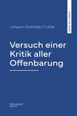Versuch einer Kritik aller Offenbarung