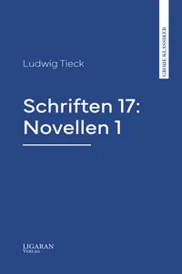 Schriften 17: Novellen 1_cover
