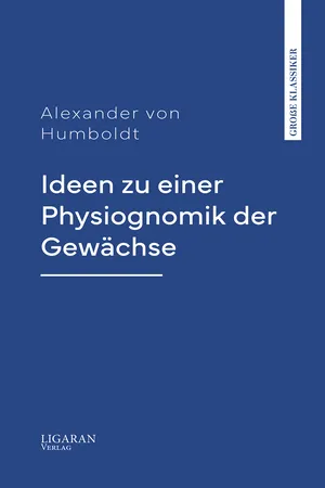 Ideen zu einer Physiognomik der Gewächse