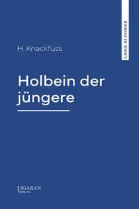 Holbein der jüngere_cover