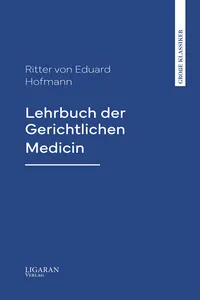Lehrbuch der Gerichtlichen Medicin_cover