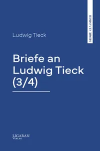 Briefe an Ludwig Tieck_cover