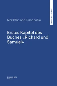 Erstes Kapitel des Buches "Richard und Samuel"_cover