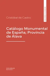 Catálogo Monumental de España; Provincia de Álava_cover