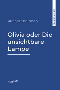 Olivia oder Die unsichtbare Lampe_cover