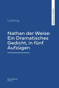 Nathan der Weise: Ein Dramatisches Gedicht, in fünf Aufzügen_cover