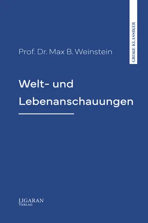 Welt- und Lebenanschauungen