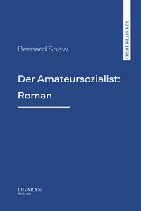 Der Amateursozialist: Roman_cover