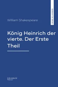 König Heinrich der vierte. Der Erste Theil_cover