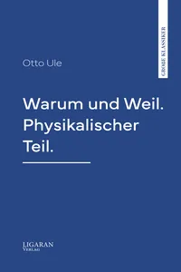 Warum und Weil. Physikalischer Teil._cover