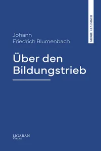 Über den Bildungstrieb