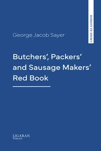Butchers', Packers' and Sausage Makers' Red Book_cover