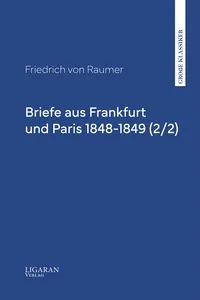 Briefe aus Frankfurt und Paris 1848-1849_cover