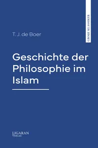 Geschichte der Philosophie im Islam_cover