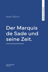 Der Marquis de Sade und seine Zeit._cover