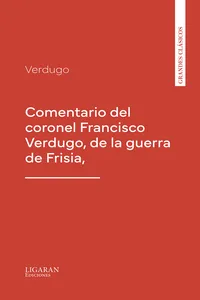 Comentario del coronel Francisco Verdugo, de la guerra de Frisia,