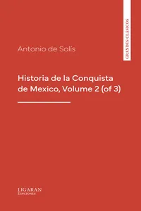 Historia de la Conquista de Mexico, Volume 2_cover