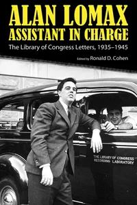 Alan Lomax, Assistant in Charge_cover