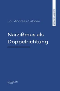 Narzißmus als Doppelrichtung_cover