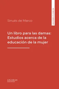 Un libro para las damas: Estudios acerca de la educación de la mujer_cover