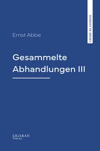 Gesammelte Abhandlungen III_cover
