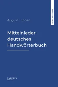 Mittelniederdeutsches Handwörterbuch_cover