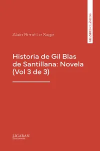 Historia de Gil Blas de Santillana: Novela_cover