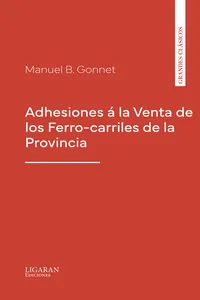 Adhesiones á la Venta de los Ferro-carriles de la Provincia_cover