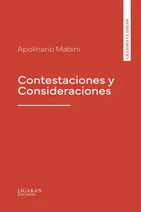 Contestaciones y Consideraciones