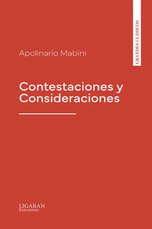 Contestaciones y Consideraciones