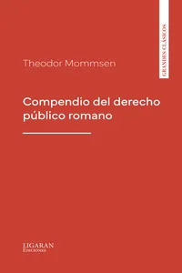 Compendio del derecho público romano_cover