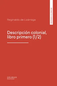 Descripción colonial, libro primero