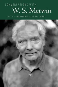 Conversations with W. S. Merwin_cover