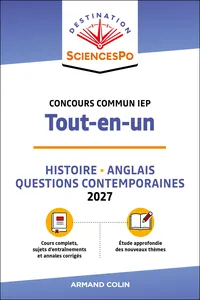 Destination Sciences Po - Concours commun IEP 2027