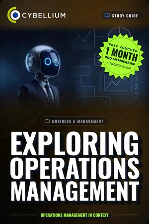 Exploring Operations Management