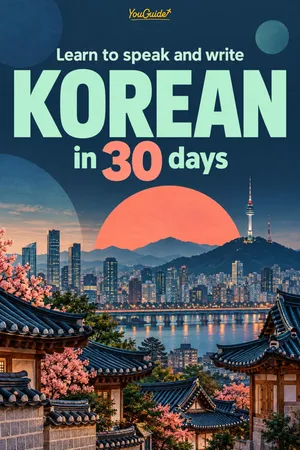 Learn to speak and write Korean in 30 days
