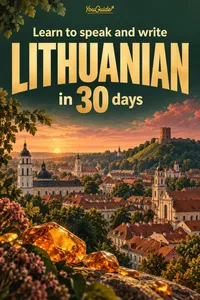 Learn to speak and write Lithuanian in 30 days_cover