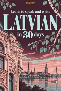 Learn to speak and write Latvian in 30 days_cover