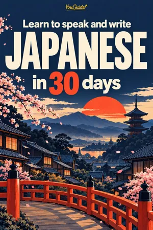 Learn to speak and write Japanese in 30 days