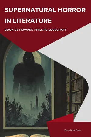 Supernatural Horror in Literature