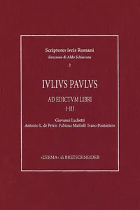Iulius Paulus_cover
