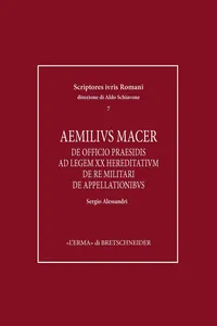 Aemilius Macer_cover