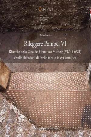 Rileggere Pompei VI. Ricerche nella Casa del Granduca Michele (VI,5,5-6/21) e sulle abitazioni di livello medio in età sannitica
