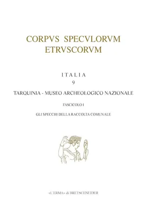 Corpus Speculorum Etruscorum. Italia, 9