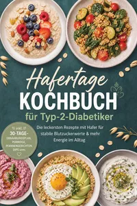 Hafertage Kochbuch für Typ-2-Diabetiker: Die leckersten Rezepte mit Hafer für stabile Blutzuckerwerte & mehr Energie im Alltag – inkl. 30-Tage-Ernährungsplan, Porridge, Pfannengerichten, Dips uvm.
