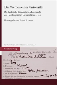 Das Werden einer Universität_cover