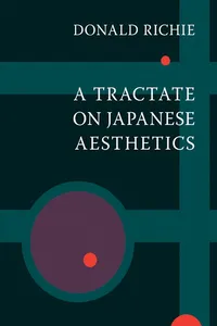 A Tractate on Japanese Aesthetics_cover