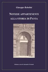 Notizie appartenenti alla storia di Pavia