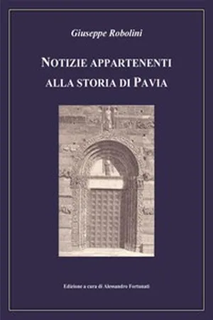 Notizie appartenenti alla storia di Pavia
